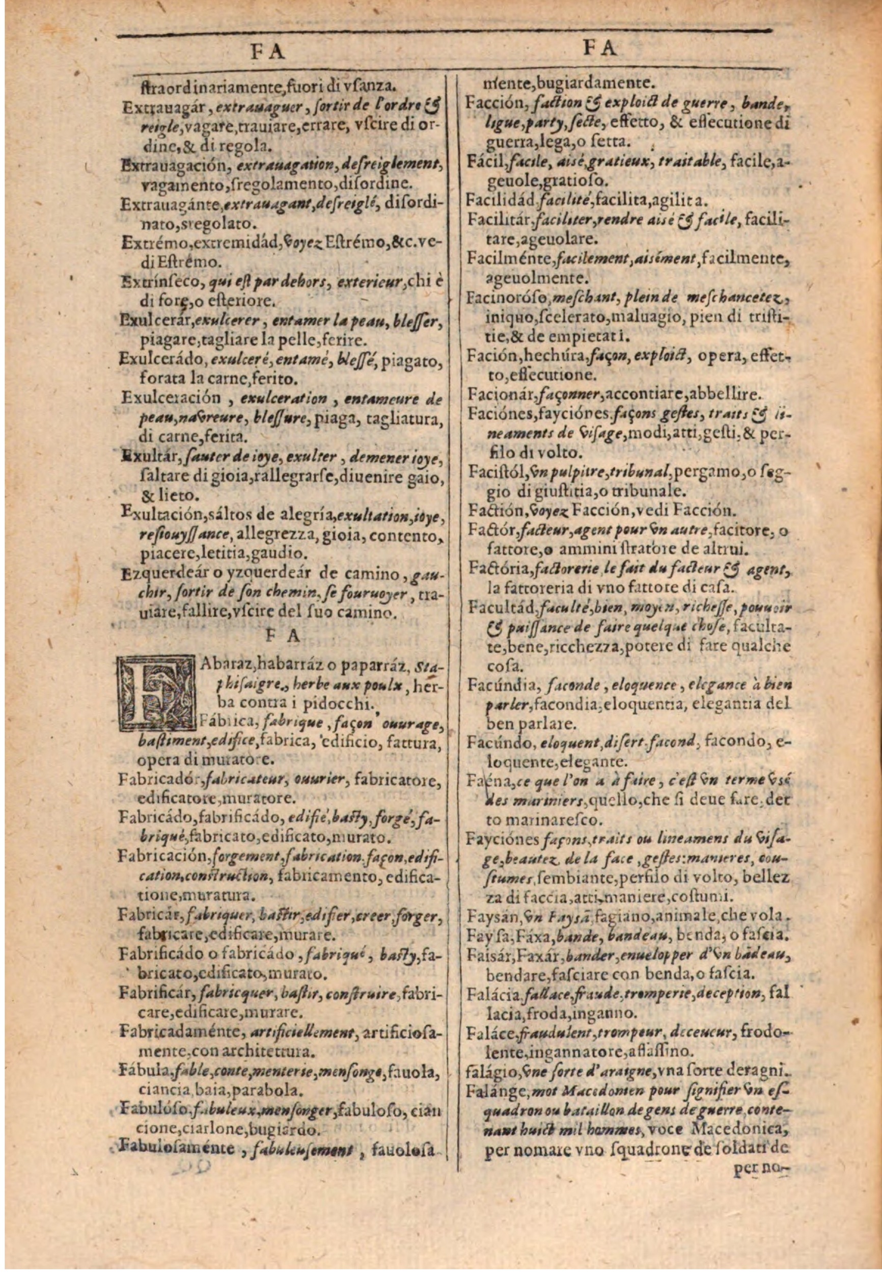 1609 - Philippe Albert et Alexandre Pernet - Trésor des trois langues française, italienne et espagnole (Première partie) - BSB Munich 1609 - Philippe Albert et Alexandre Pernet - Trésor des trois langues française, italienne et espagnole (Première partie) - BSB Munich