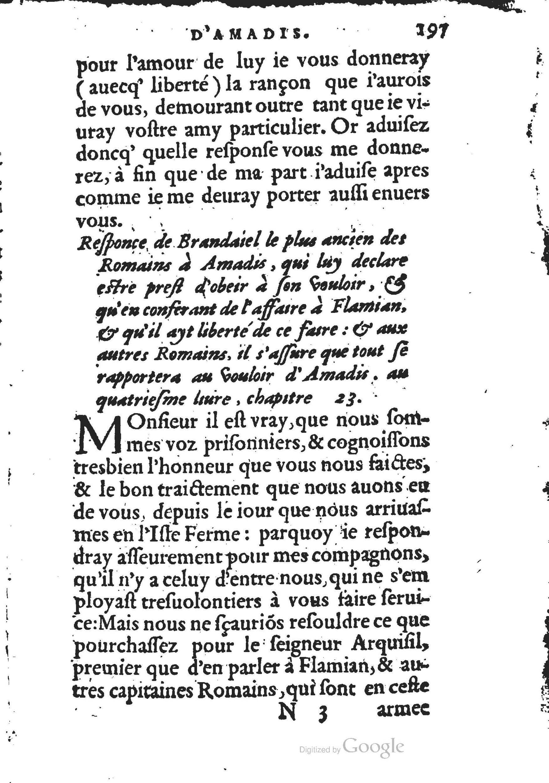 1560 - Jean d’Ogerolles et Gabriel Cotier Lyon - Trésor des Amadis - BSB Munich