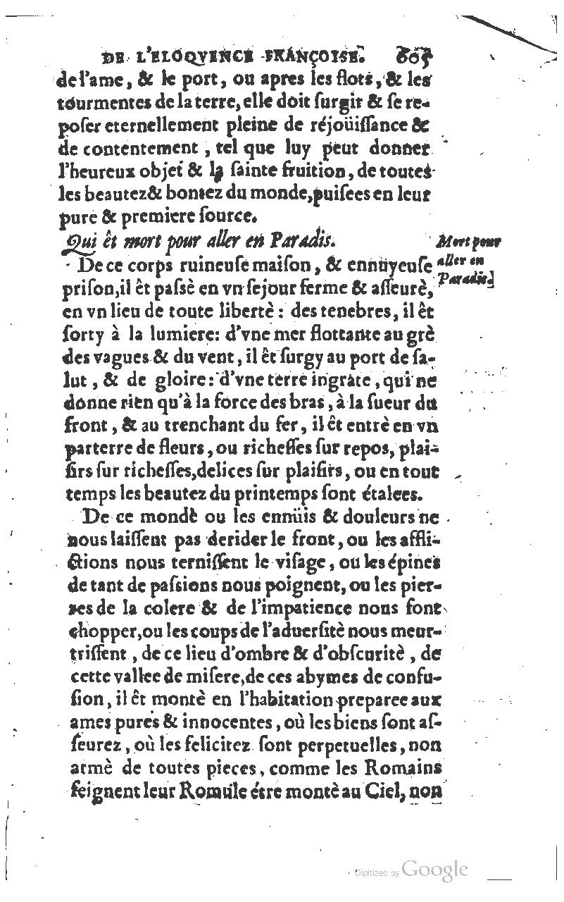 1610 - Louis Coste - Trésor de l’éloquence française (Seconde partie) - BM Lyon