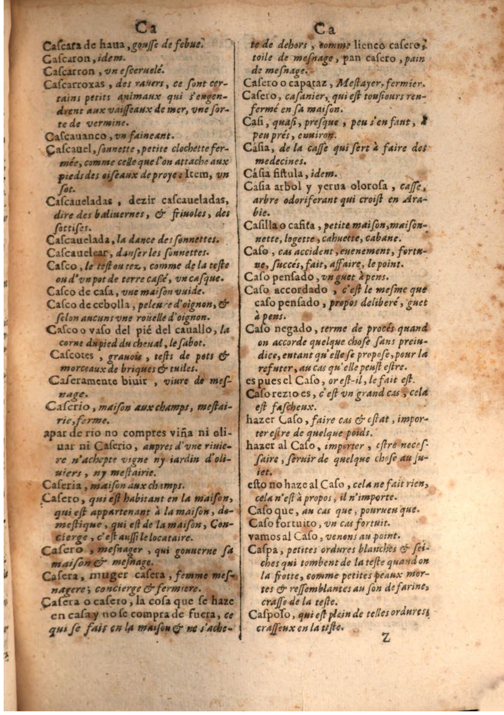1645 - A. de Sommaville et A. Courbé - Trésor des deux langues espagnole et française - BSB Munich