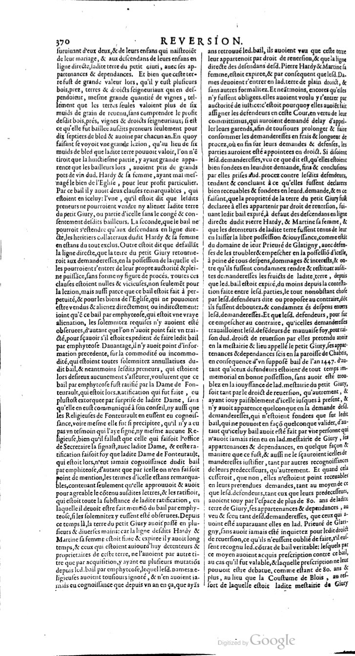 1629 - Veuve Nicolas Buon - Trésor du droit français (21754 T. 3) - BM Lyon 1629 - Veuve Nicolas Buon - Trésor du droit français (21754 T. 3) - BM Lyon