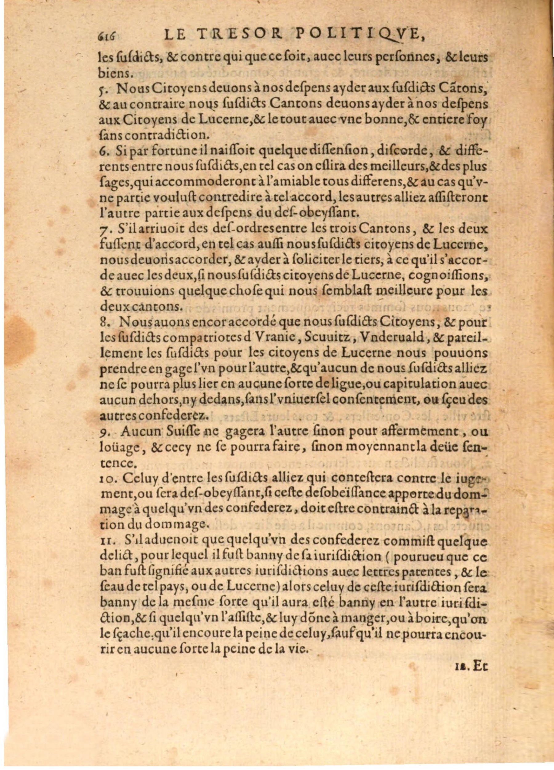1608 - Nicolas Du Fossé - Trésor politique - BSB Munich