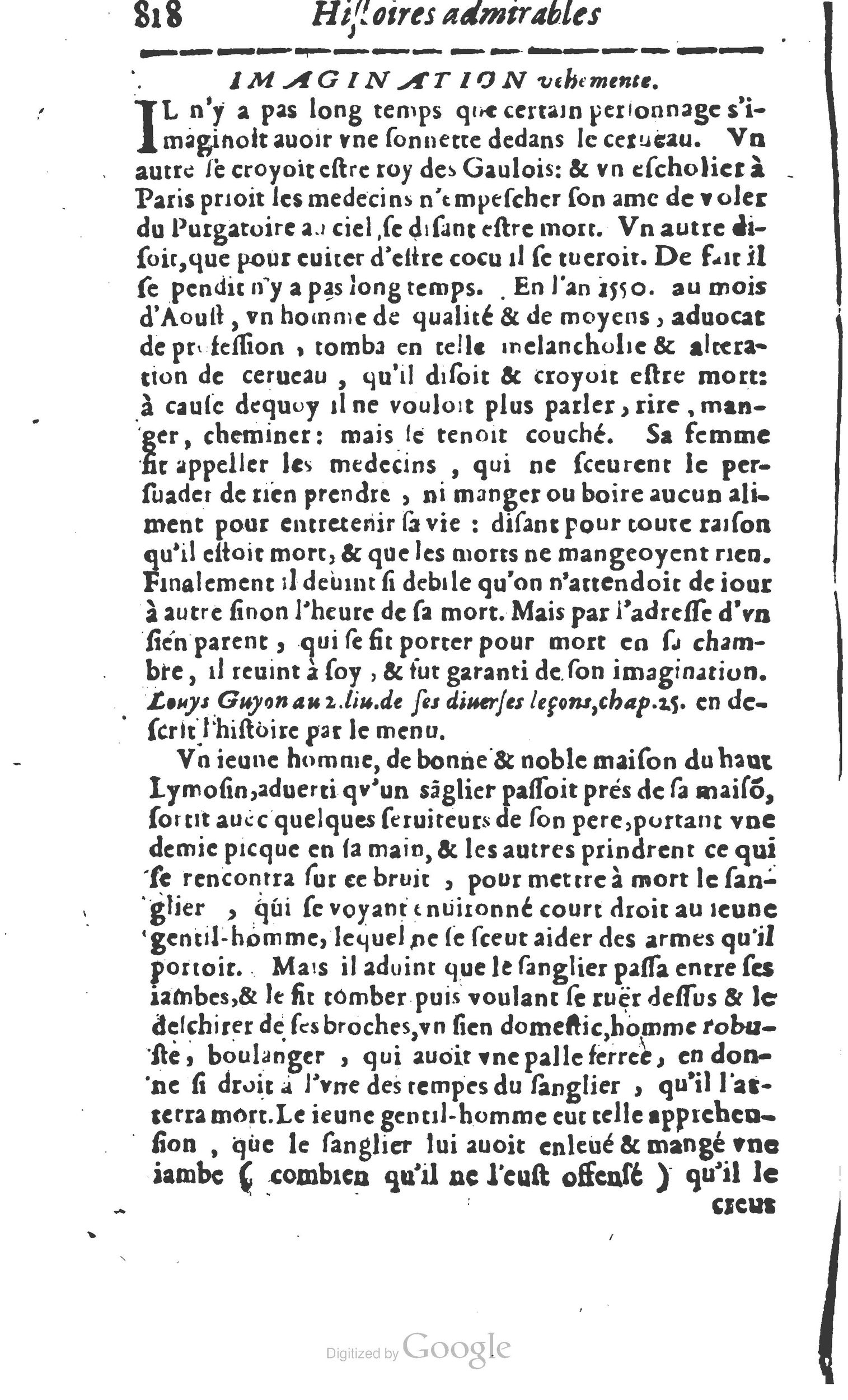1610 - Paul Marceau - Trésor d’histoires admirables et mémorables - Princeton 1610 - Paul Marceau - Trésor d’histoires admirables et mémorables - Princeton
