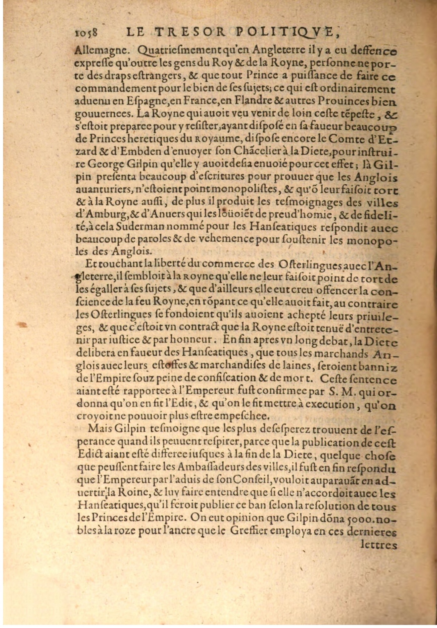 1608 - Nicolas Du Fossé - Trésor politique - BSB Munich