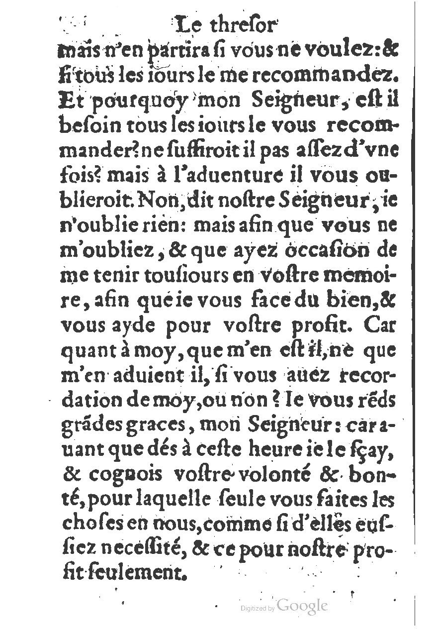 1578 - Guillaume Chaudière - Trésor de dévotion traitant de plusieurs belles vertus - BM Lyon