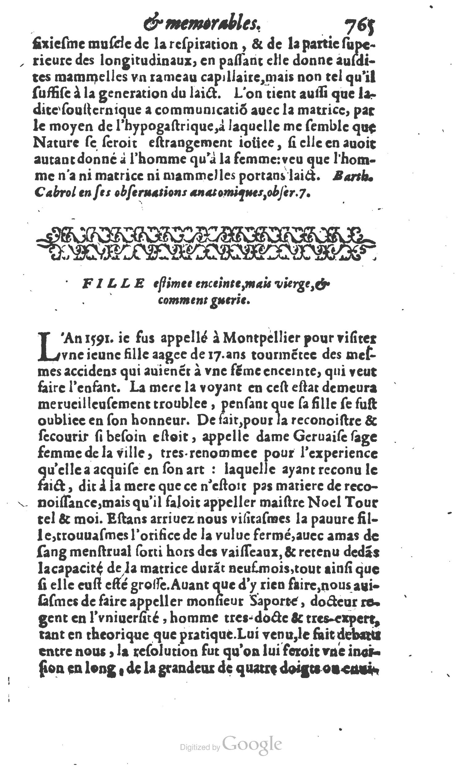 1610 - Paul Marceau - Trésor d’histoires admirables et mémorables - Princeton