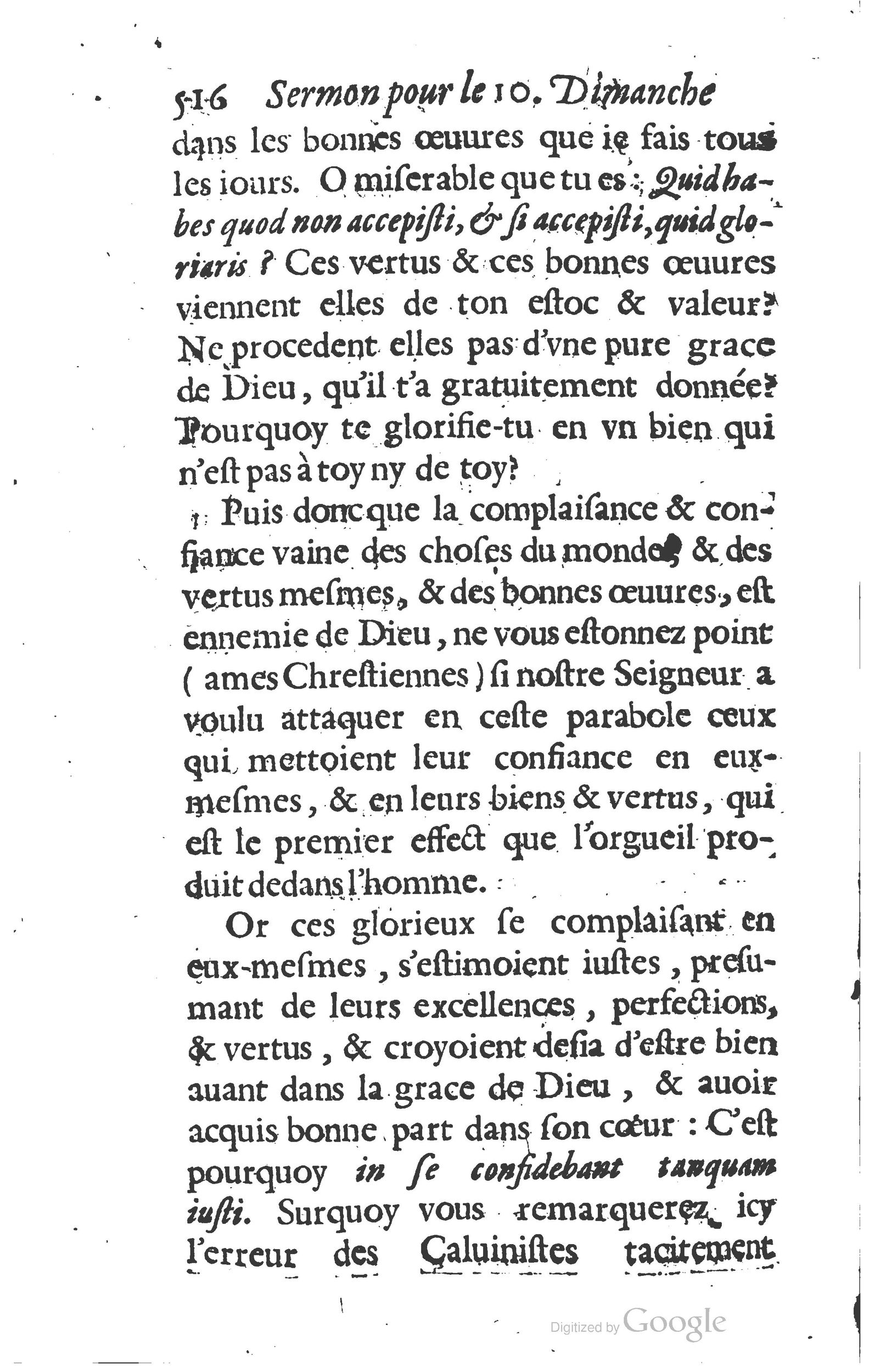 1629 - Manassés de Préaulx - Sermons ou Trésors de la piété chrétienne - BM Lyon