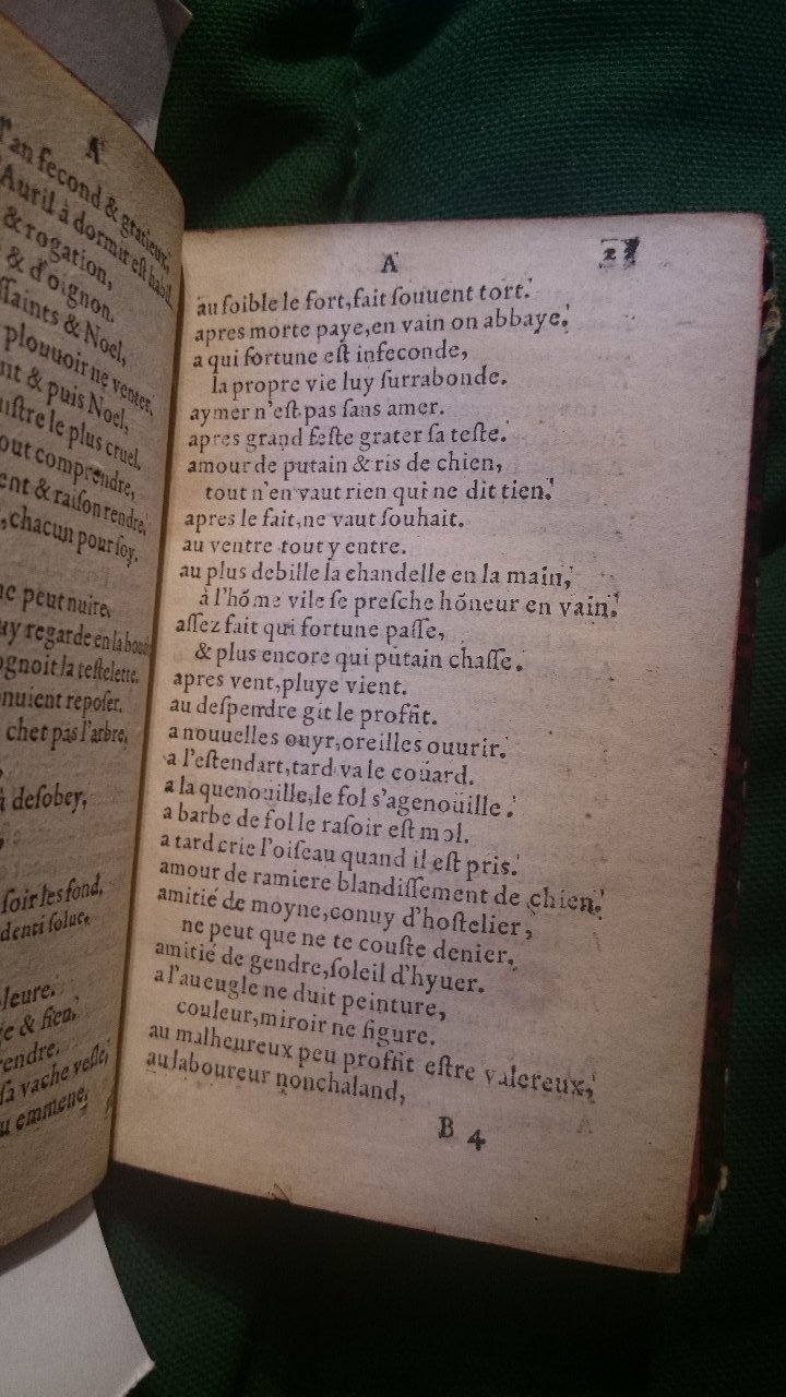 1579 - Nicolas Lescuyer - Trésor des sentences dorées - BnF