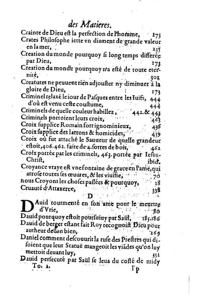 1607 - Nicolas Du Fossé - Trésor quadragésimal - T 02 - BM Lyon