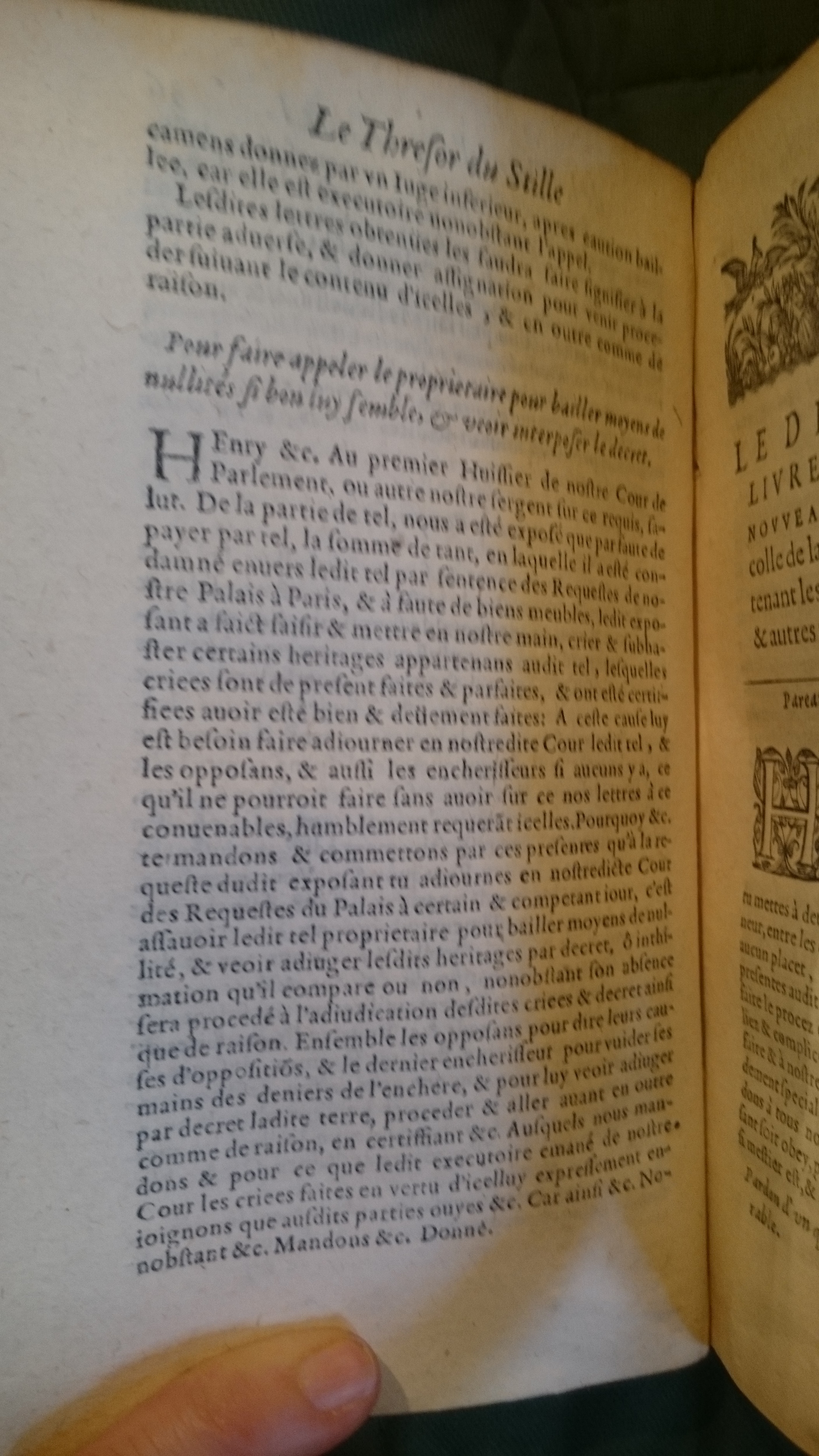 1599 - Abel Langelier - Trésor du nouveau style et protocole de chancellerie - BnF