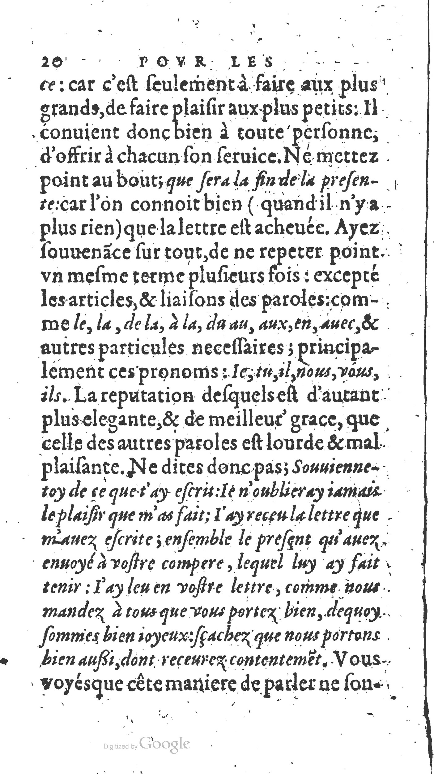 1604 - Fleury Bourriquant - Nouveau Trésor des secrétaires - British Library
