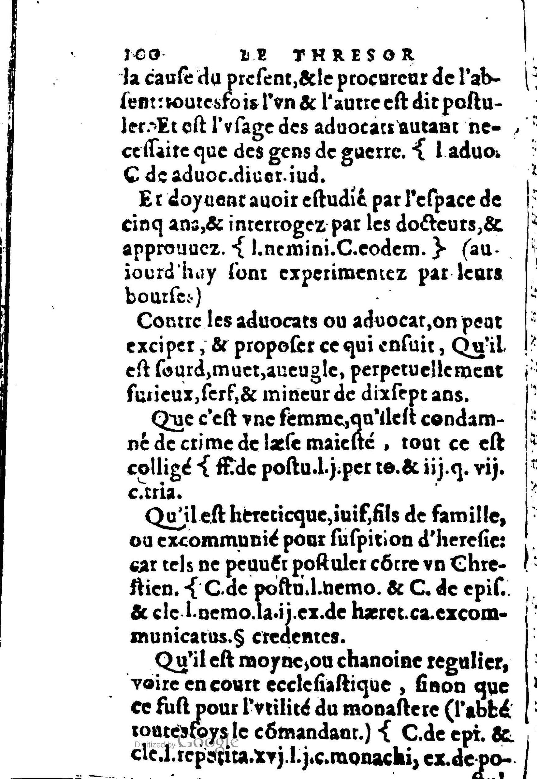 1605 - Pierre Rigaud - Trésor de pratique pour les juges - BM Lyon