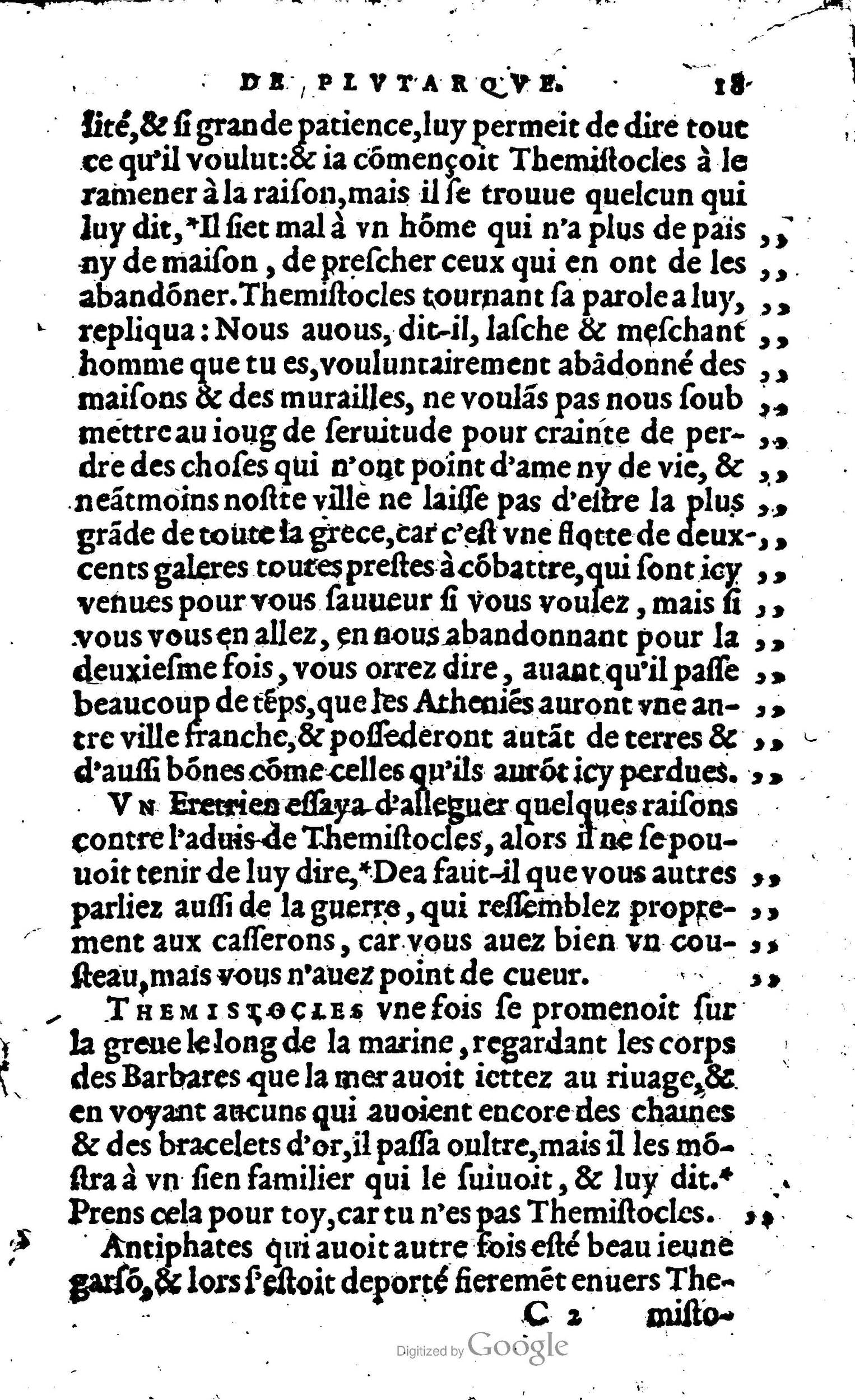 1568 - Willem Silvius - Trésor des vies de Plutarque - Anvers Plantin-Moretus