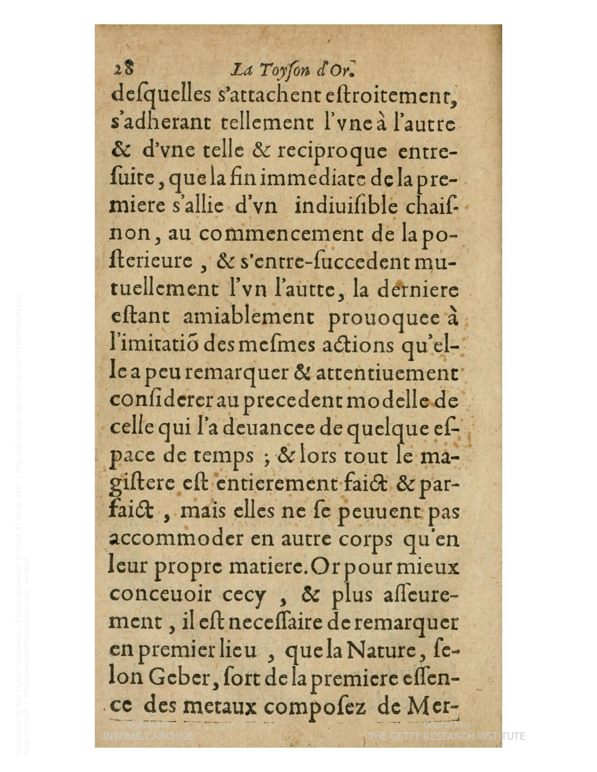 1612 - Charles Sevestre - Toison d’or ou la fleur des trésors - Getty Research Institute
