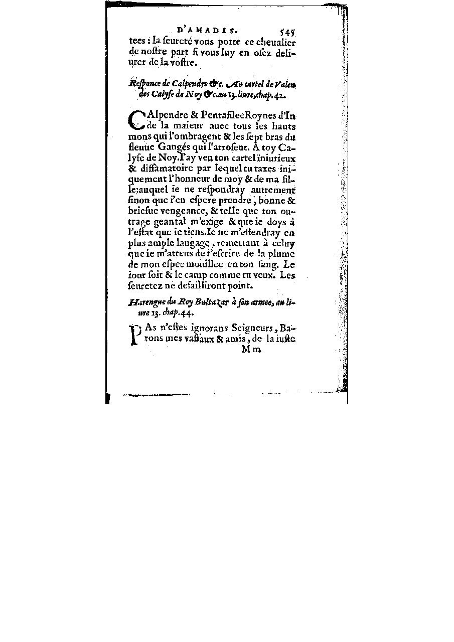 1572 - Veuve Gabriel Cotier - Trésor des Amadis - BM Lyon