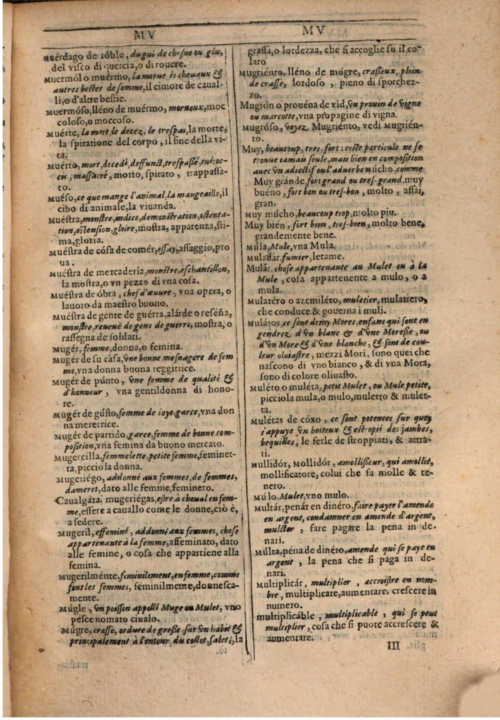 1609 - Philippe Albert et Alexandre Pernet - Trésor des trois langues française, italienne et espagnole (Première partie) - BSB Munich 1609 - Philippe Albert et Alexandre Pernet - Trésor des trois langues française, italienne et espagnole (Première partie) - BSB Munich