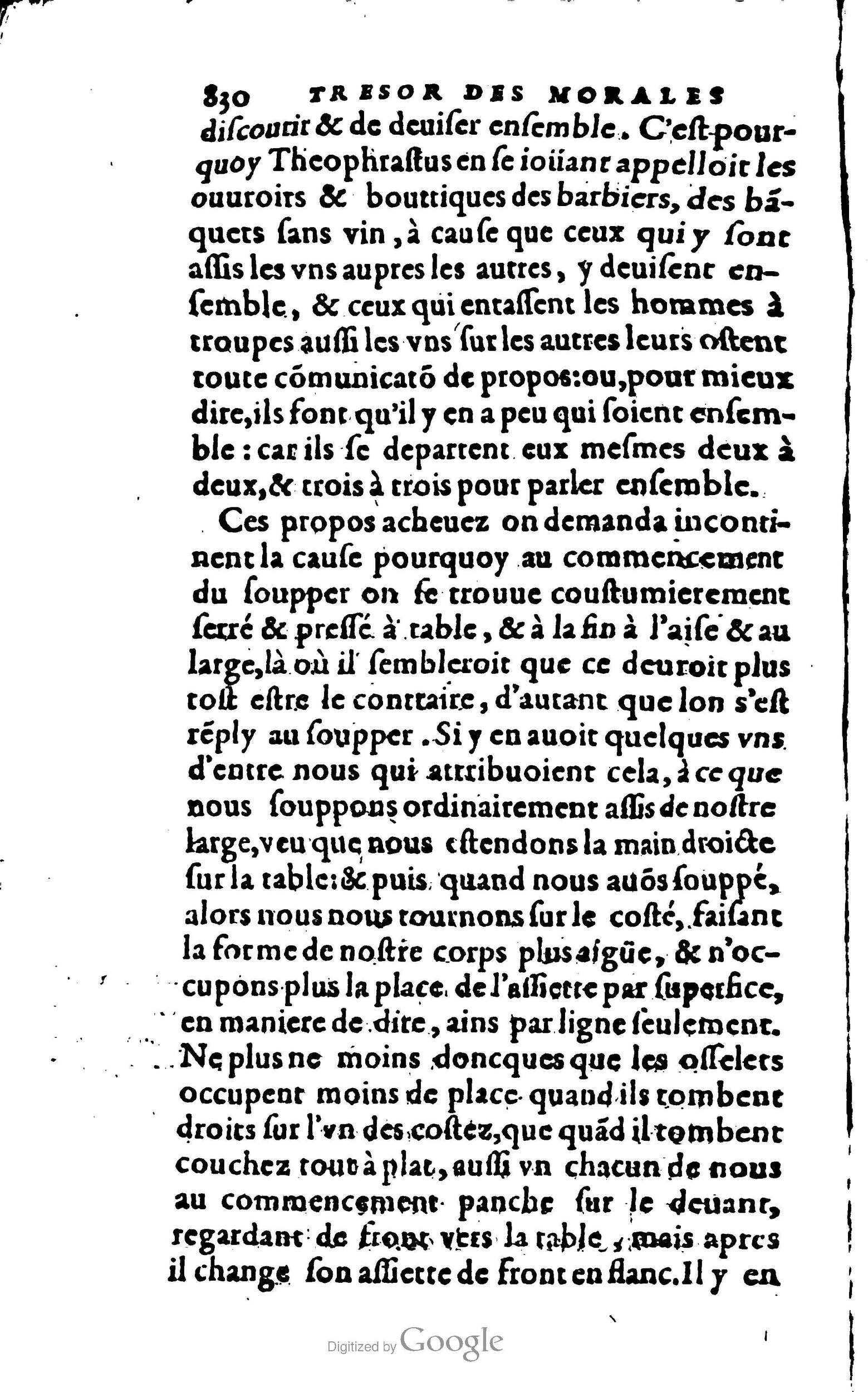 1578 - Jean Poupy - Trésor des morales de Plutarque - BSB Munich