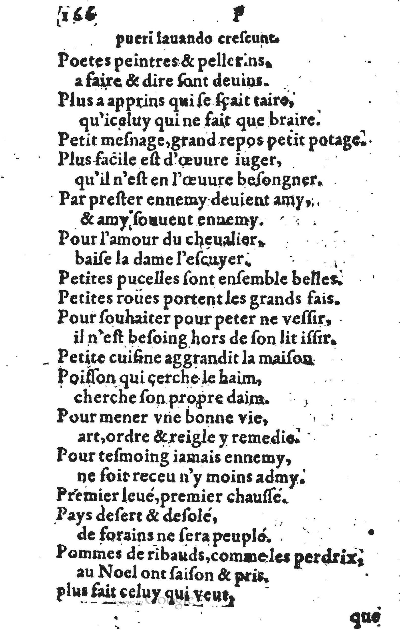 1578 - Nicolas Lescuyer - Trésor des sentences dorées - UGent