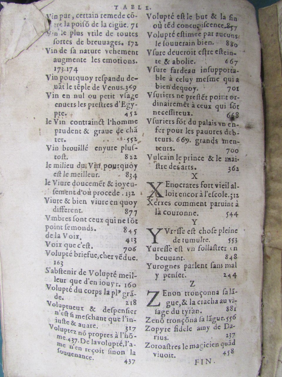 1578 - Jean Poupy - Trésor des morales de Plutarque - Vitré