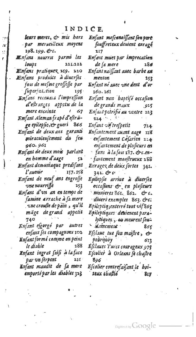 1610 - Paul Marceau - Trésor d’histoires admirables et mémorables - BSB Munich