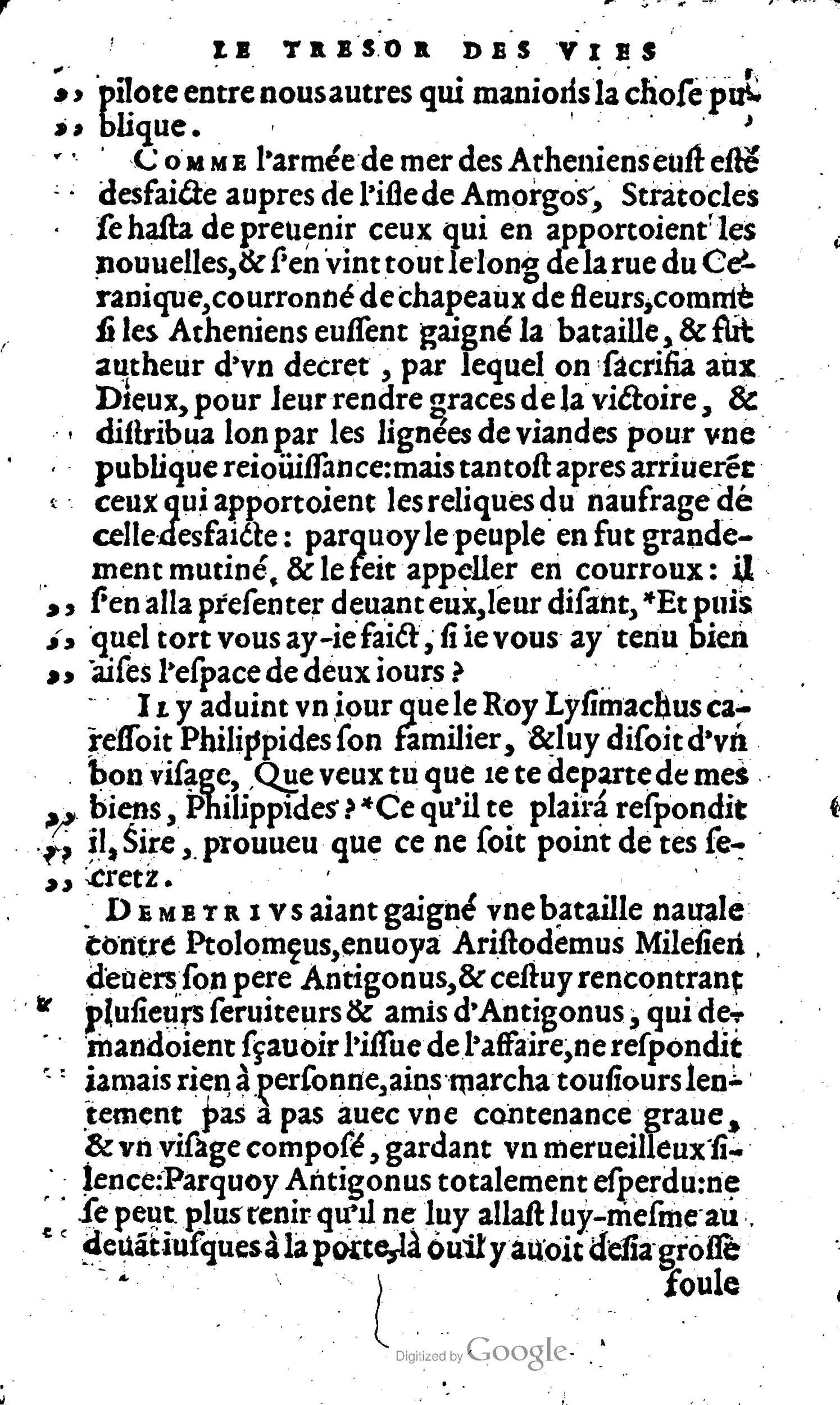 1568 - Willem Silvius - Trésor des vies de Plutarque - Anvers Plantin-Moretus