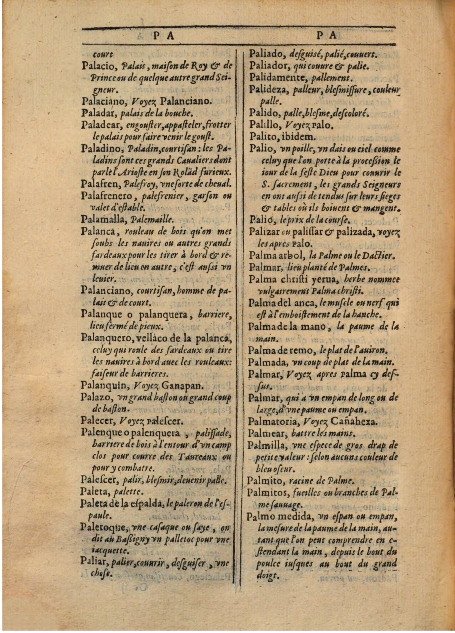 1607 - Marc Orry - Trésor des deux langues espagnole et française (Première partie) - BSB Munich 1607 - Marc Orry - Trésor des deux langues espagnole et française (Première partie) - BSB Munich