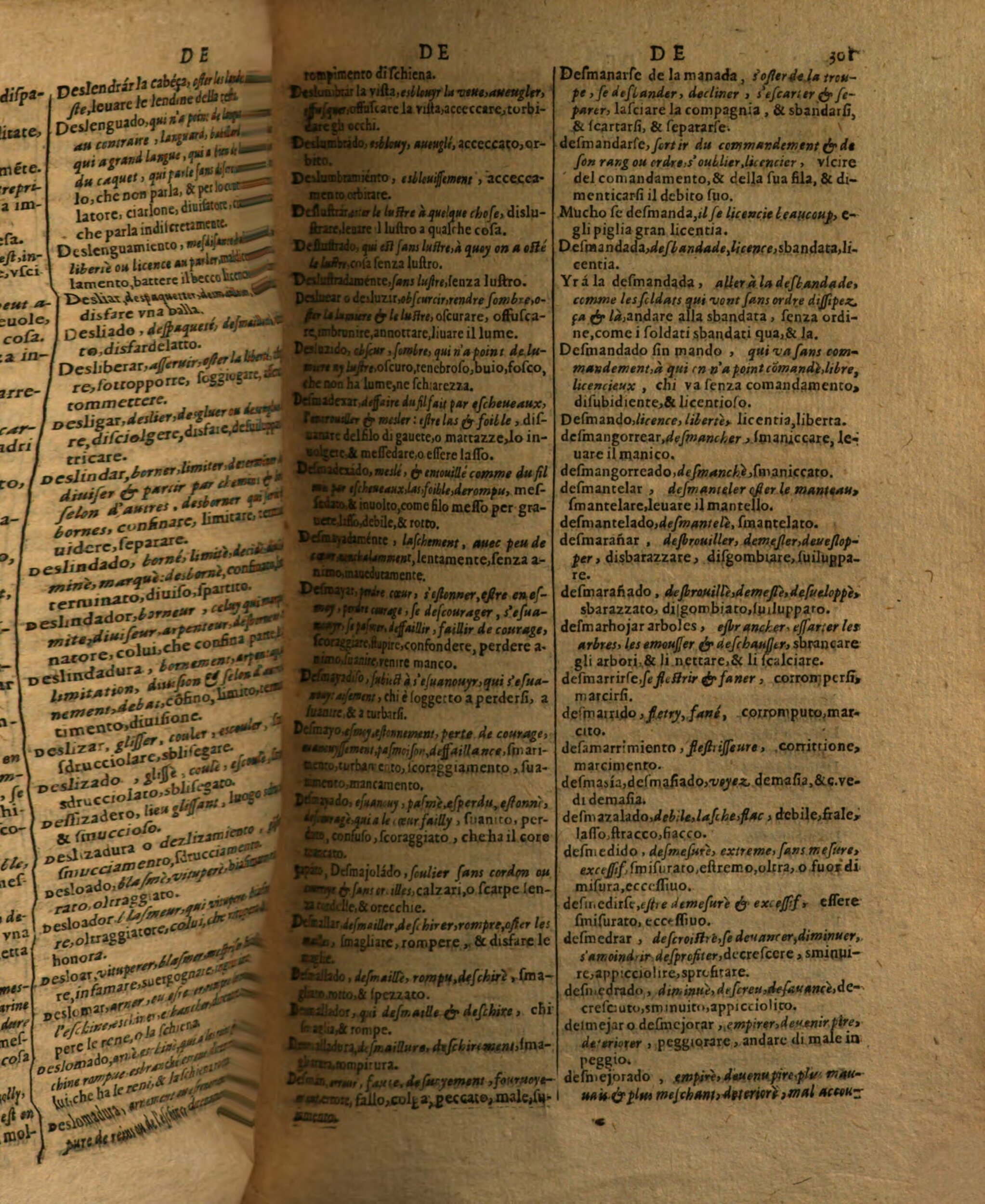 1617 - Samuel Crespin - Trésor des trois langues espagnole, française et italienne (Première partie) - Regensburg