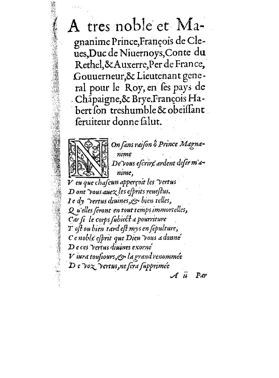 1551 - Michel Fezandat et Robert Granjon - Trésor de vie - BnF