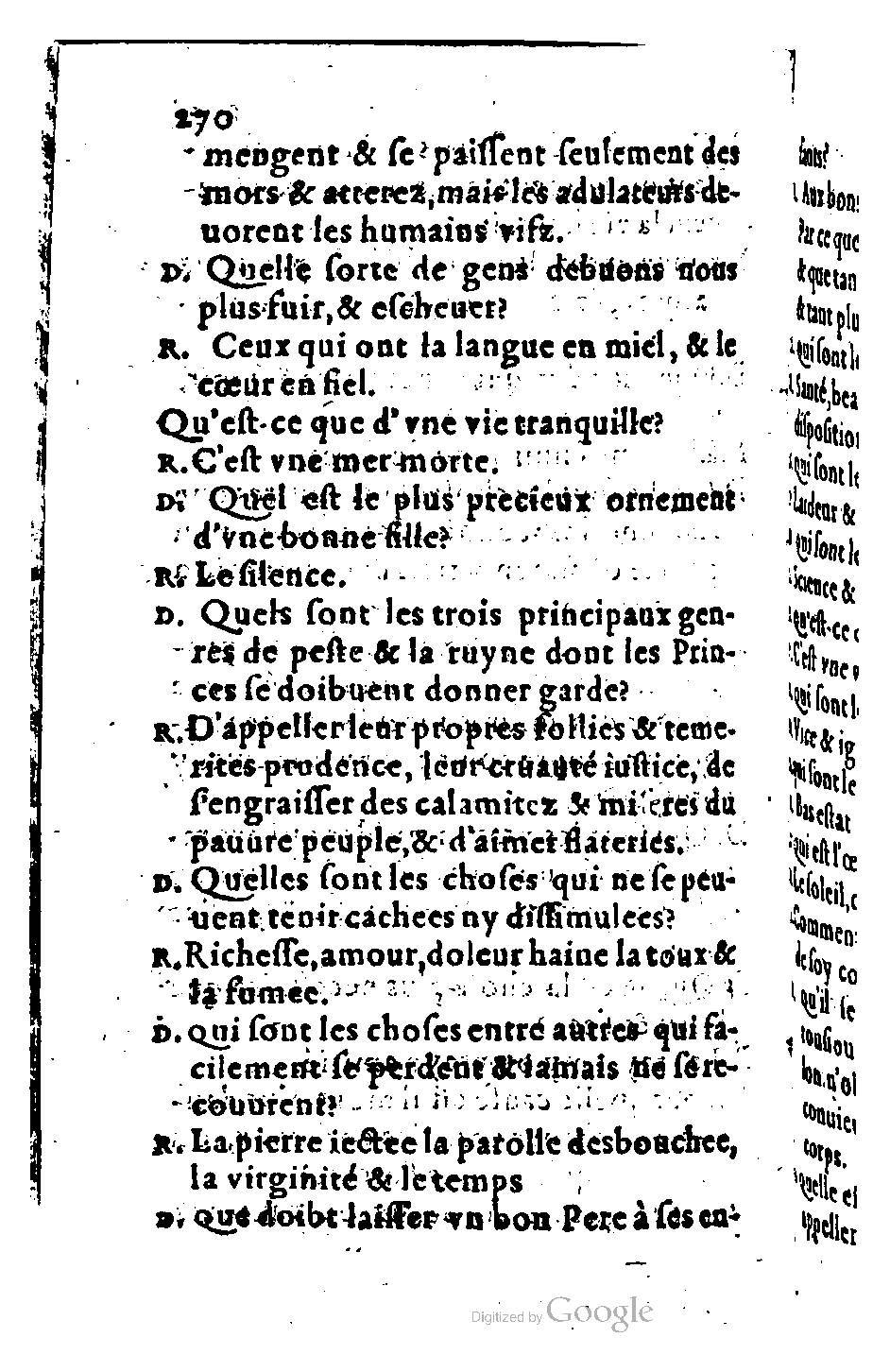 1582 - Nicolas Bonfons - Trésor des sentences dorées - BM Lyon 1582 - Nicolas Bonfons - Trésor des sentences dorées - BM Lyon