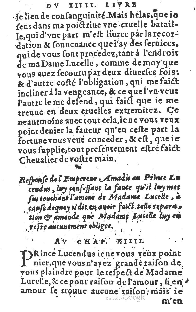 1582 - Jean Huguetan - Trésor des Amadis T. 1 - BM Lyon