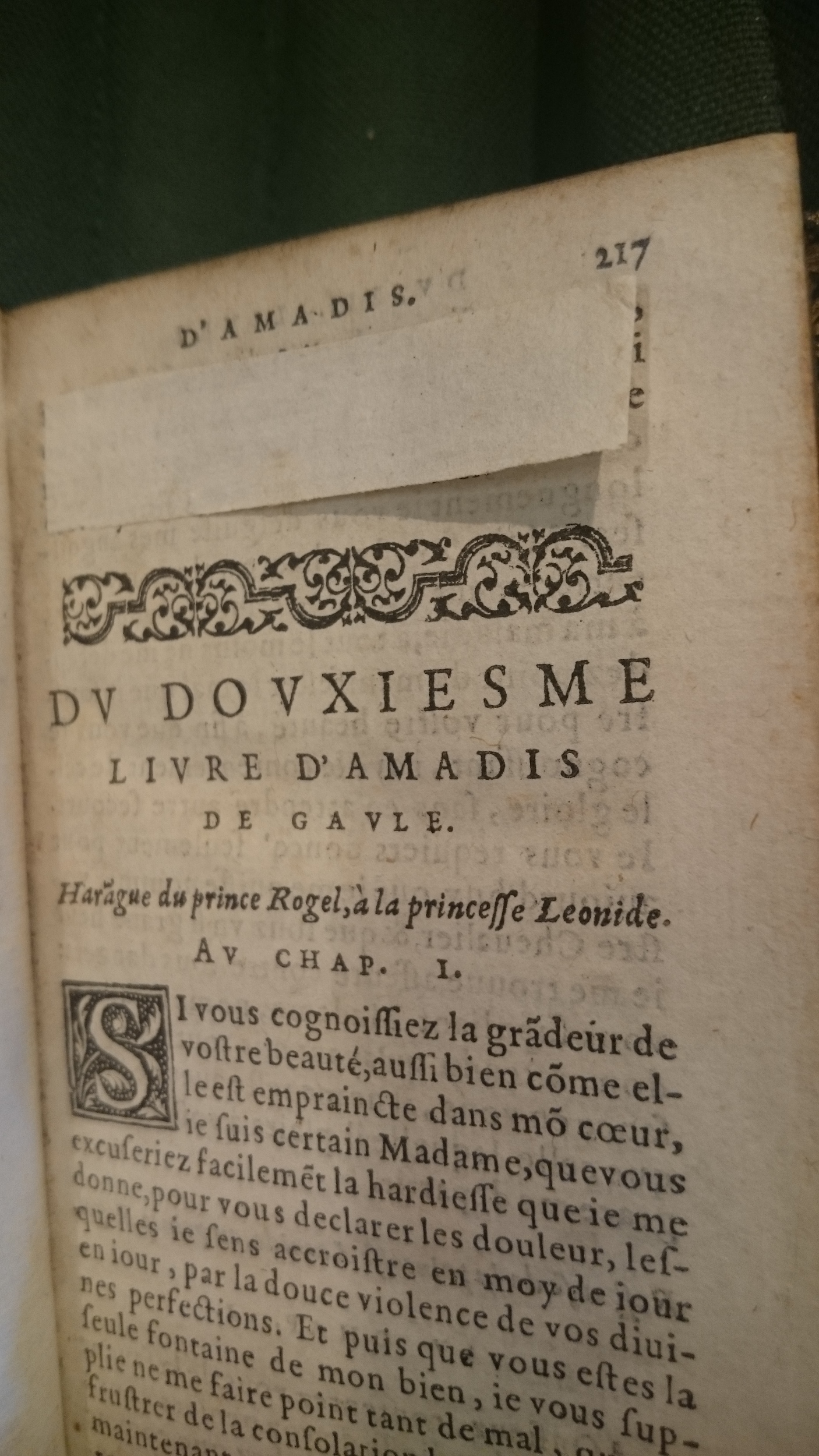1582 - Jean Huguetan - Trésor des Amadis - BnF Arsenal