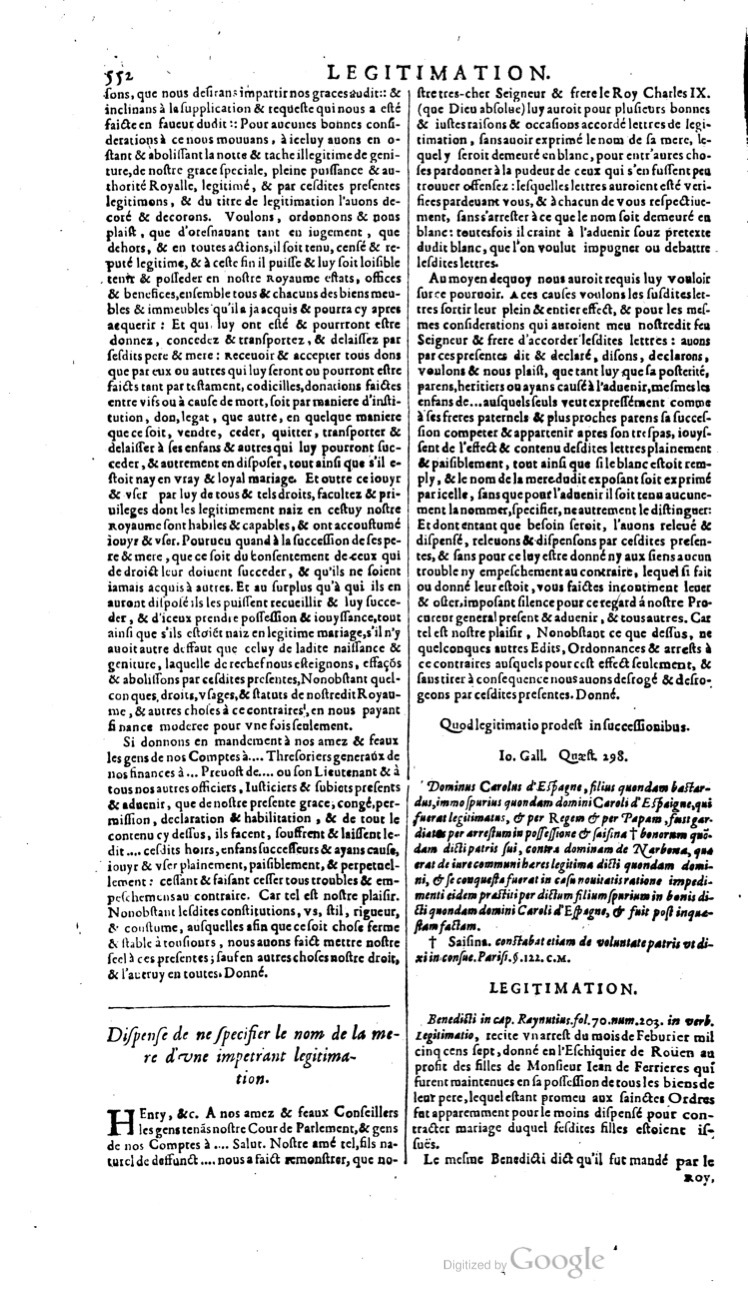 1629 - Veuve Nicolas Buon - Trésor du droit français (21754 T. 2) - BM Lyon