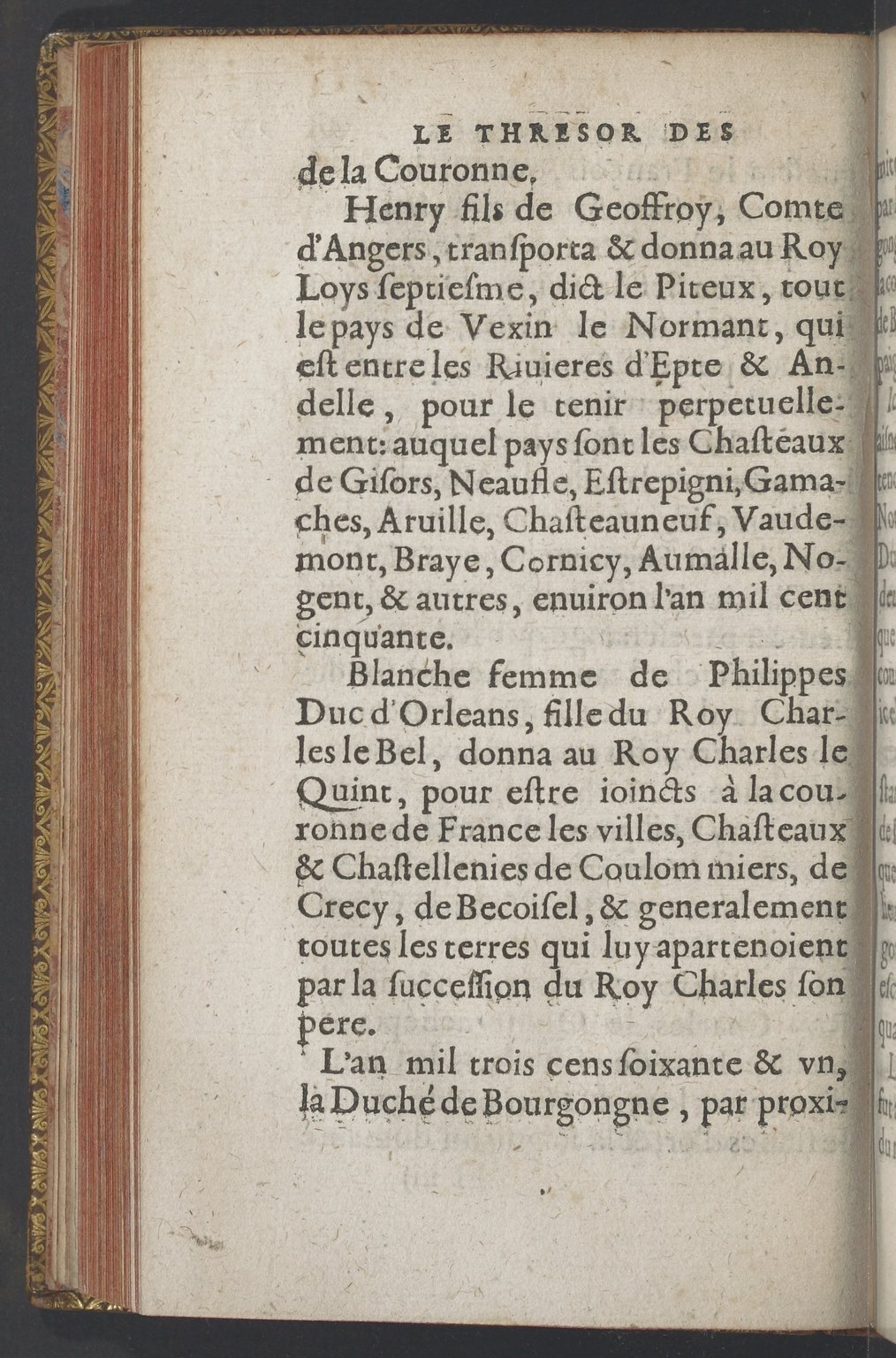 1603 - Galiot Corrozet - Trésor des histoires de France - BnF Tolbiac