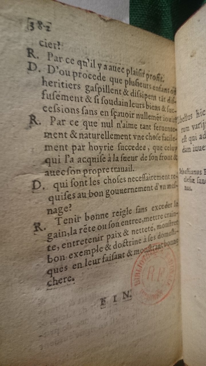 1579 - Nicolas Lescuyer - Trésor des sentences dorées - BnF