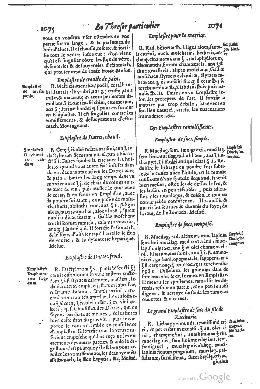 1616 - Étienne Gamonet - Grand trésor ou dispensaire - BSB Munich