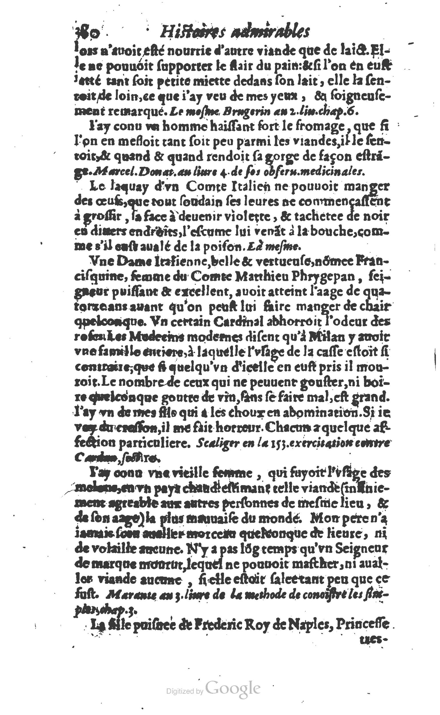 1610 - Paul Marceau - Trésor d’histoires admirables et mémorables - Princeton