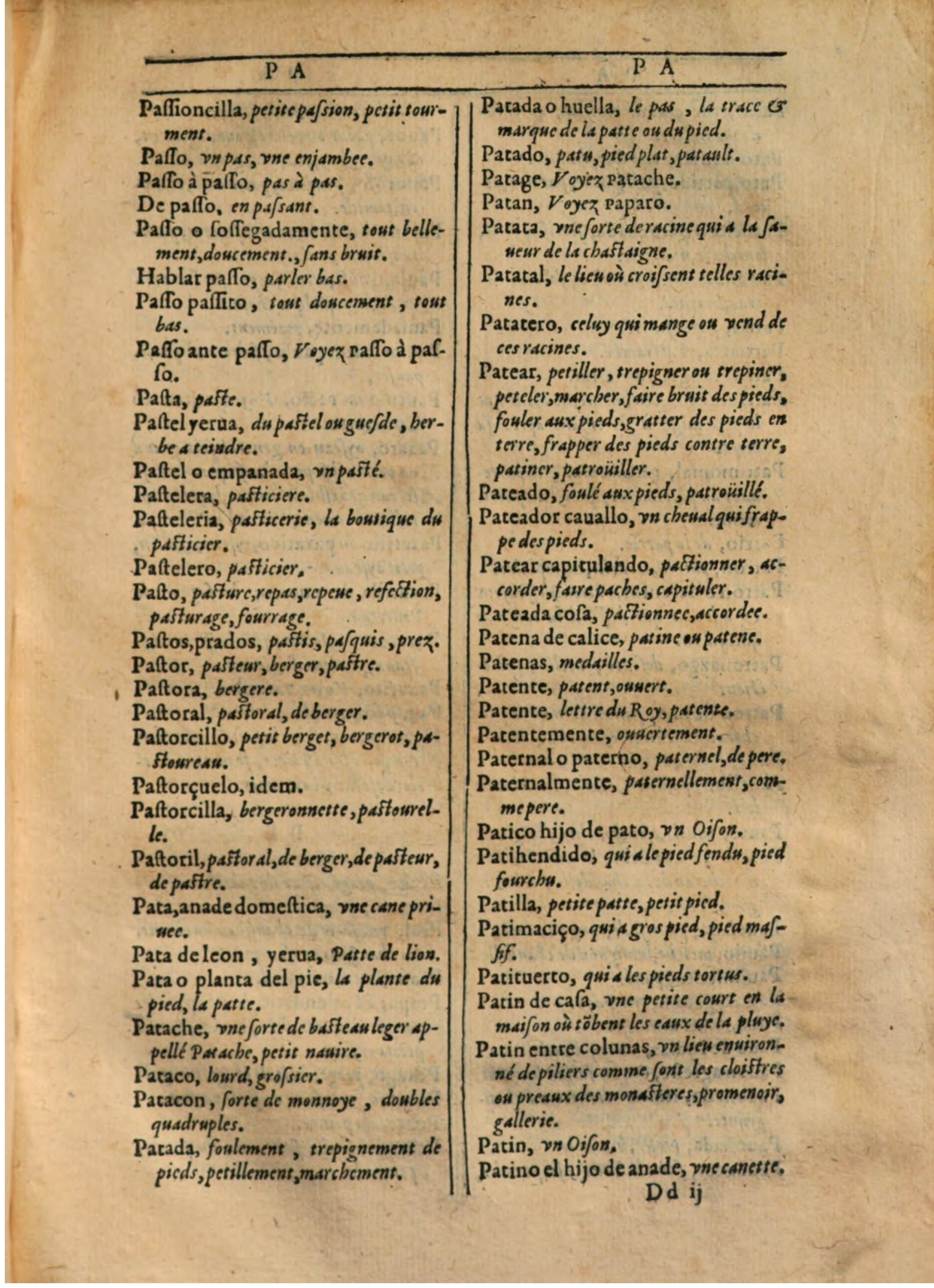 1607 - Marc Orry - Trésor des deux langues espagnole et française (Première partie) - BSB Munich 1607 - Marc Orry - Trésor des deux langues espagnole et française (Première partie) - BSB Munich