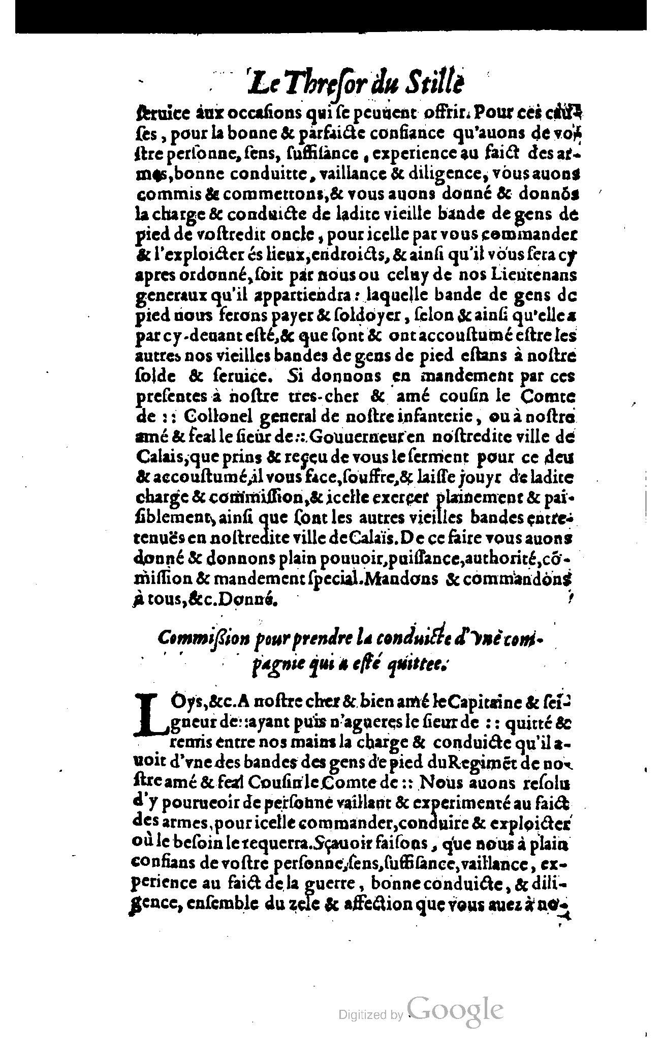 1614 - Jean Richer - Trésor du nouveau style et protocole de la chancellerie de France - BSB Munich