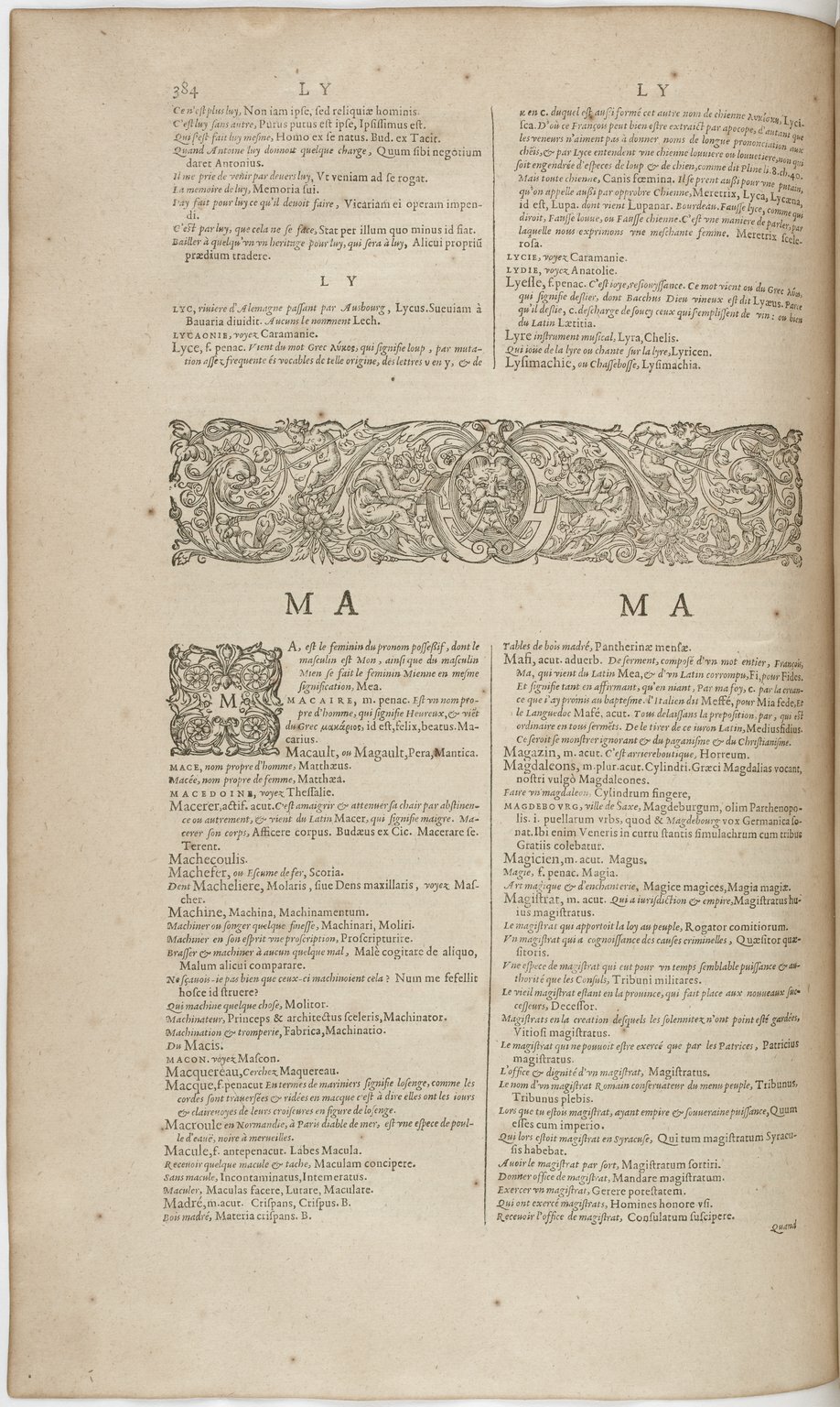 1606 - David Douceur - Trésor de la langue française - BnF
