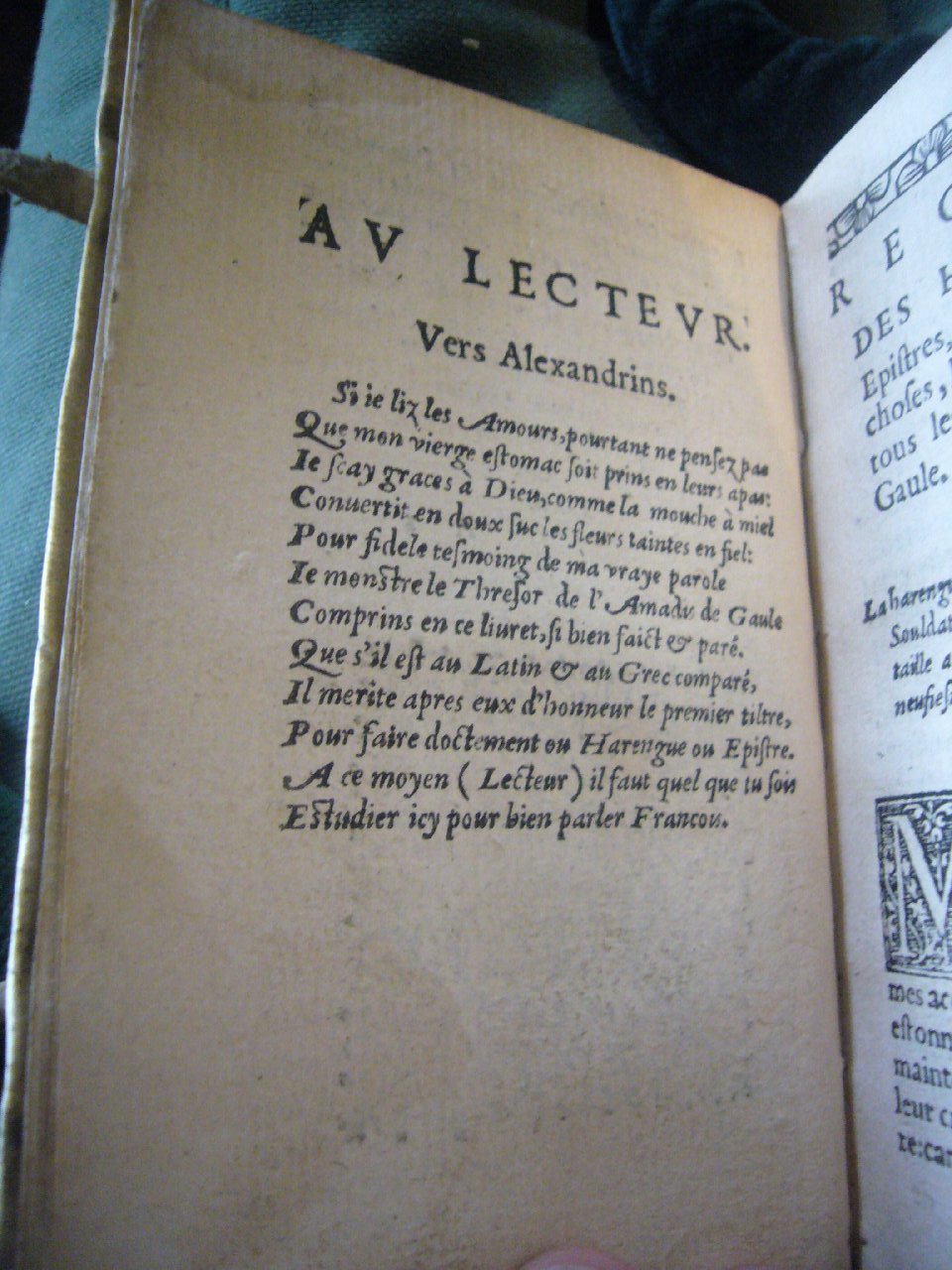 1567 - Jean Pygot - Trésor des Amadis - BnF Arsenal