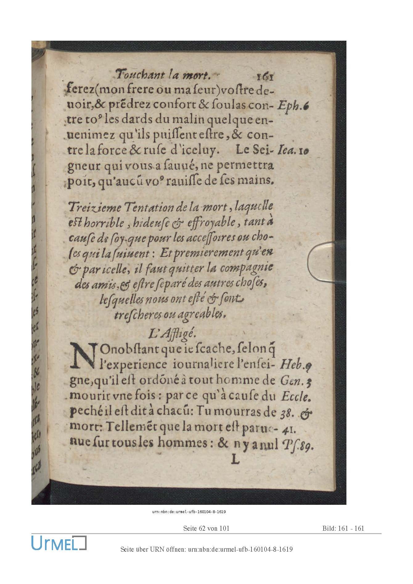 1614 - Jacques Flamand - Trésor spirituel qui contient des consolations - Universität Erfurt