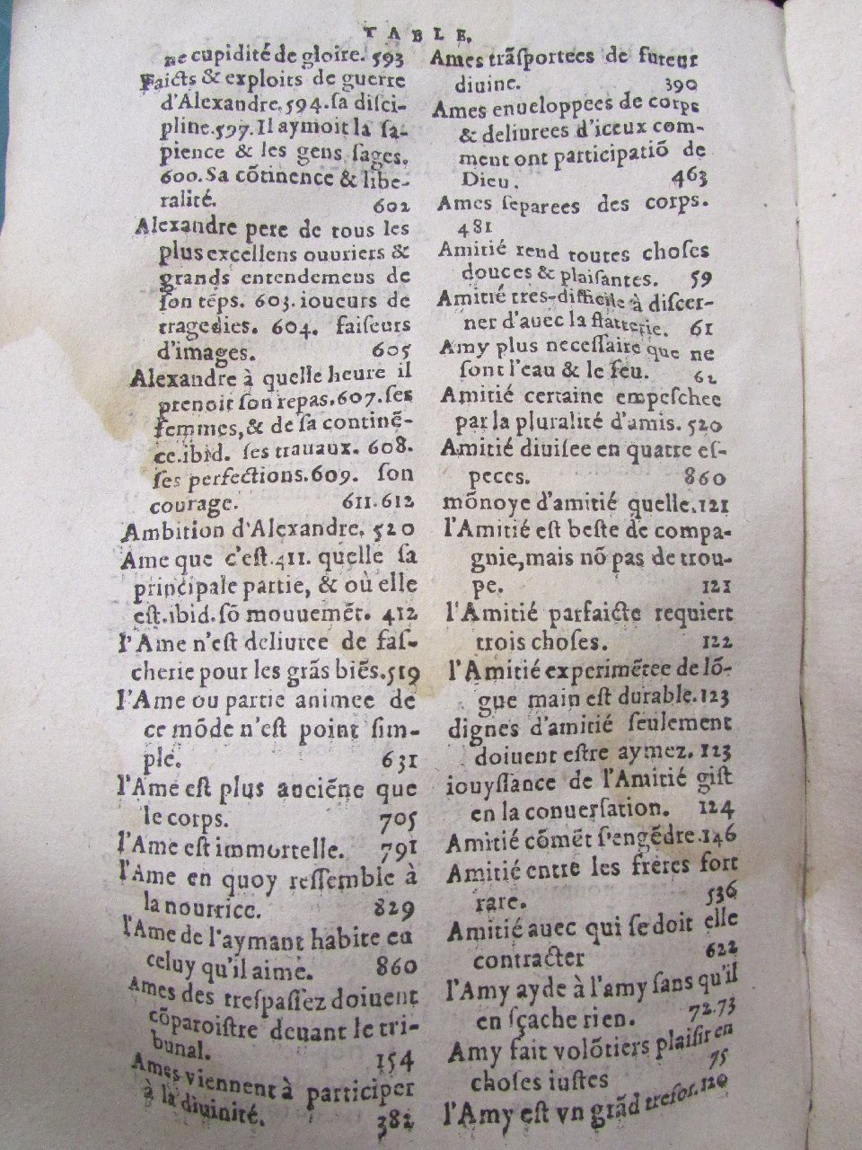 1578 - Jean Poupy - Trésor des morales de Plutarque - Vitré