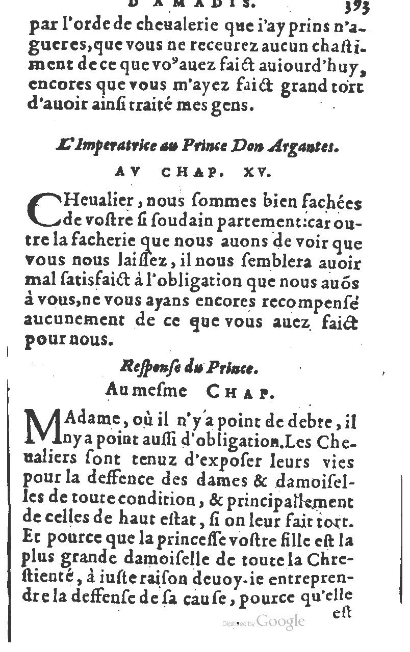 1582 - Jean Huguetan - Trésor des Amadis T. 1 - BM Lyon