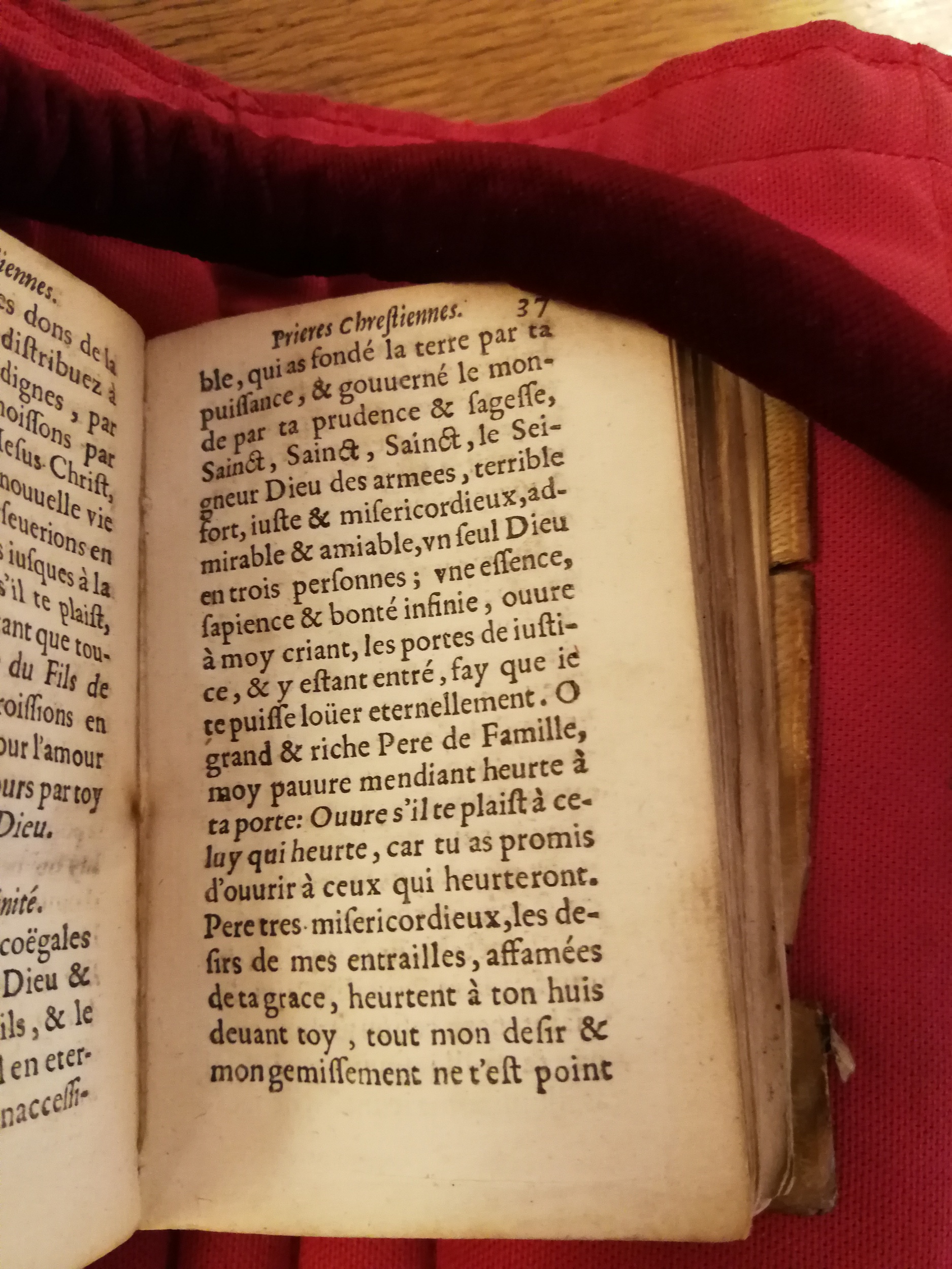 1598 - Barthélemy Macé - Trésor des prières, oraisons et instructions chrétiennes - Bibliothèque Sainte-Geneviève