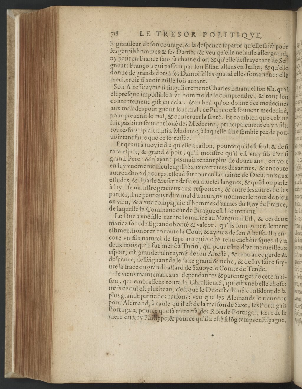 1608 - Nicolas Du Fossé - Trésor politique - BnF Tolbiac
