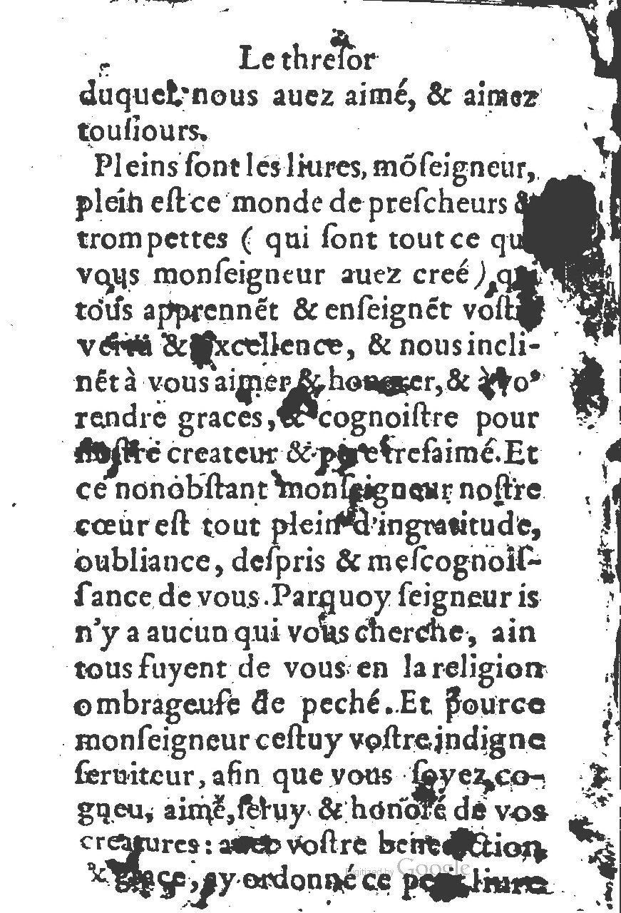 1578 - Guillaume Chaudière - Trésor de dévotion traitant de plusieurs belles vertus - BM Lyon