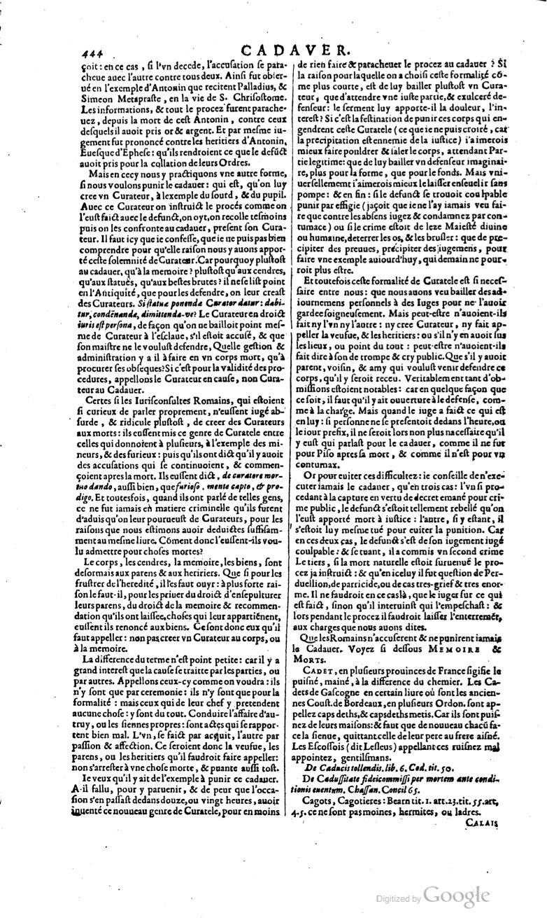 1629 - Veuve Nicolas Buon - Trésor du droit français (29620 T. 1) - BM Lyon
