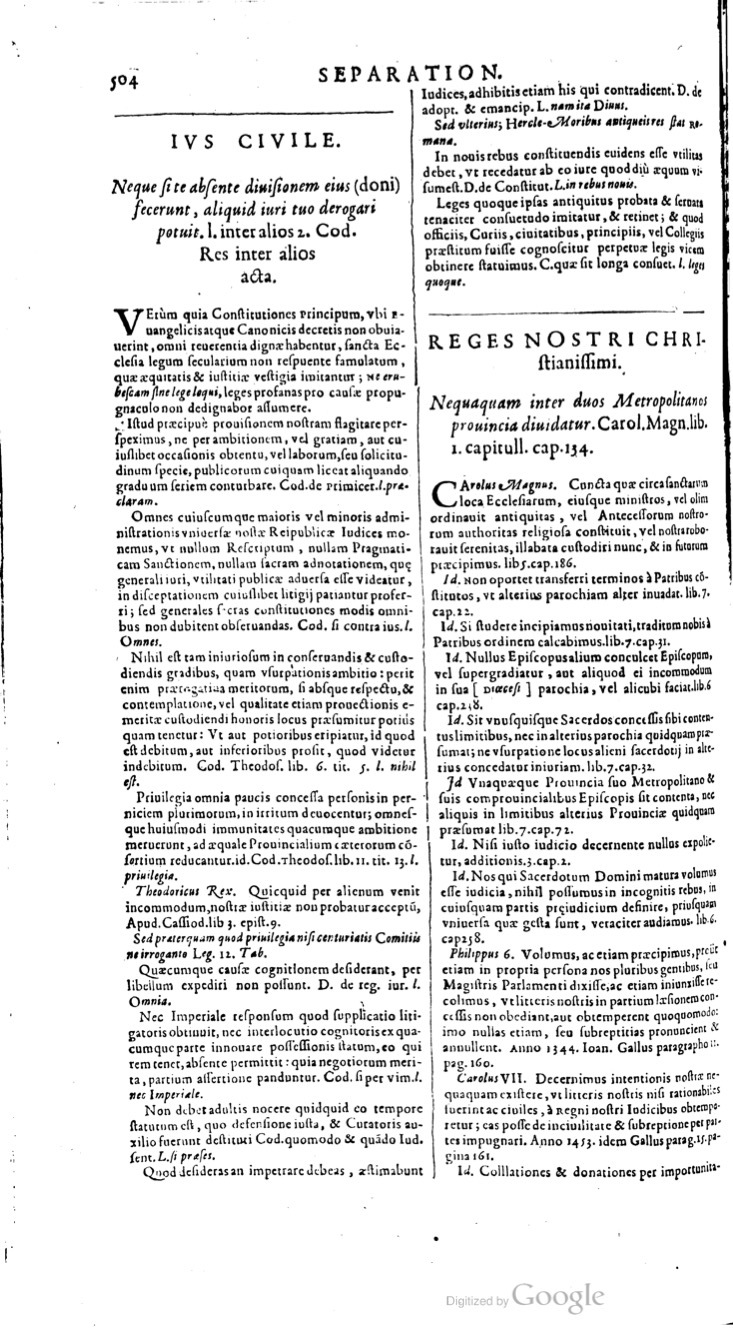 1629 - Veuve Nicolas Buon - Trésor du droit français (21754 T. 3) - BM Lyon