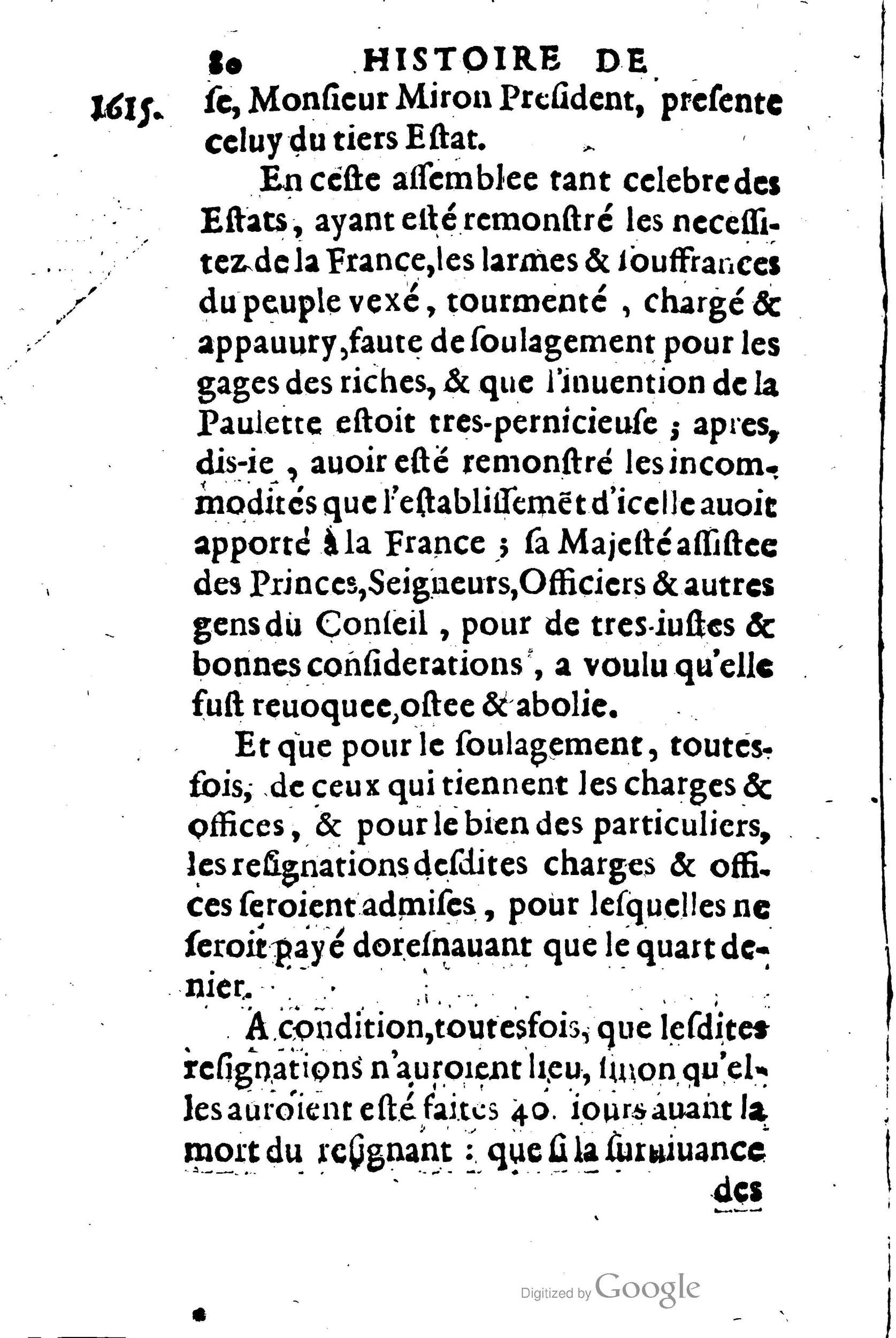 1623 - Joseph Bouillerot - Trésor de l’histoire générale de notre temps - BM Lyon