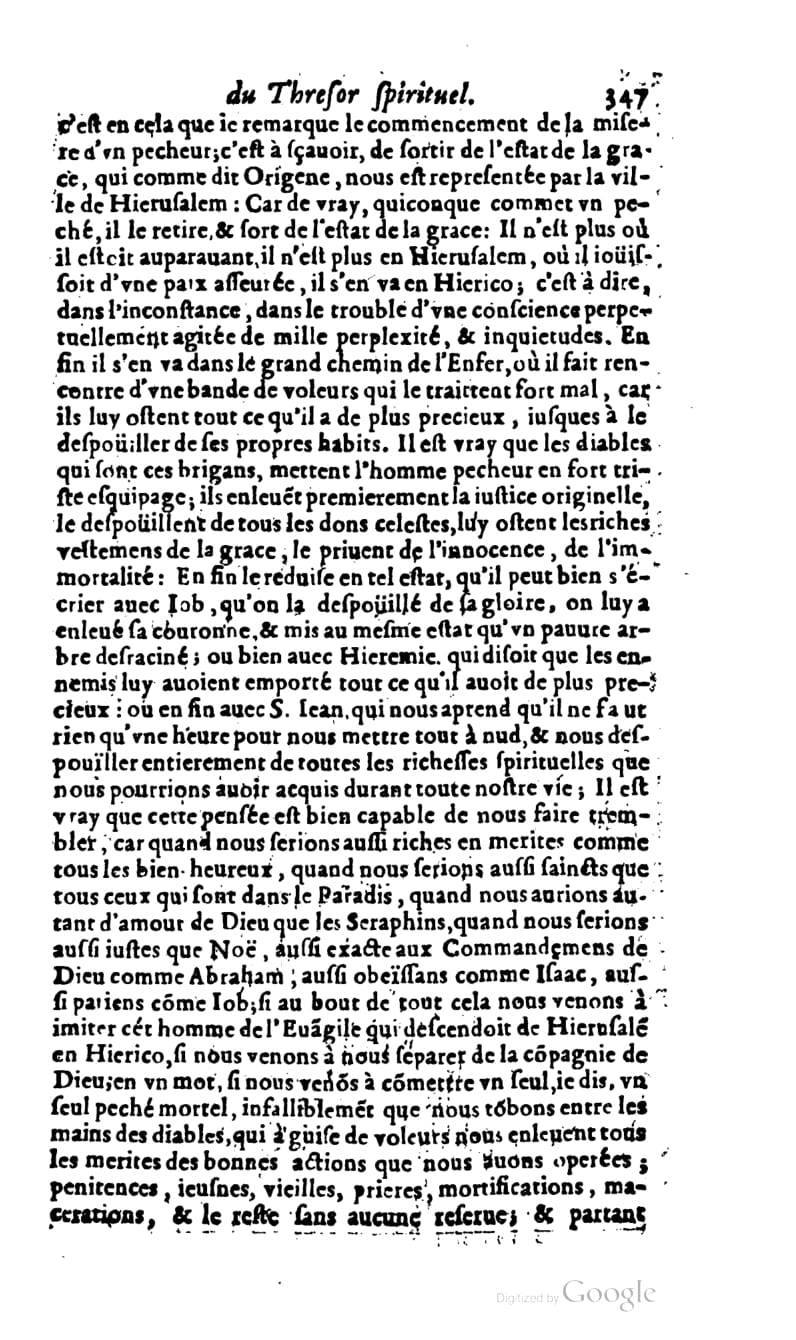 1637 - s.n. - Trésor spirituel des âmes religieuses - BM Lyon
